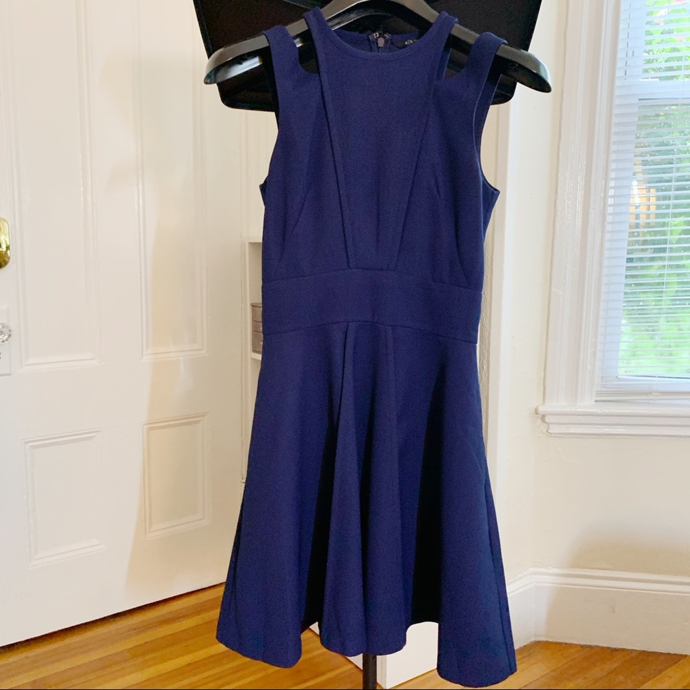 Armani Exchange dark blue dress